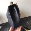 圣罗兰 YSL女包 圣罗兰手拿包 纯手工女包 YSL小牛皮包 金色链条 黑色