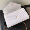 1515142262102276.jpg 377828 YSL 进口鱼子酱皮 圣罗兰 真皮链式皮夹 白色金饰