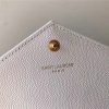 1515142265946372.jpg 377828 YSL 进口鱼子酱皮 圣罗兰 真皮链式皮夹 白色金饰