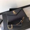 1515153805253435.jpg 377828 YSL 进口鱼子酱皮 圣罗兰 真皮链式皮夹 黑色金饰