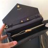1515153817204815.jpg 377828 YSL 进口鱼子酱皮 圣罗兰 真皮链式皮夹 黑色金饰