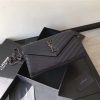 1515153908112749.jpg 377828 YSL 进口鱼子酱皮 圣罗兰 真皮链式皮夹 黑色钛金