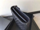 377828 YSL 进口鱼子酱皮 圣罗兰 真皮链式皮夹 黑色钛金