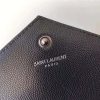 1515153918619428.jpg 377828 YSL 进口鱼子酱皮 圣罗兰 真皮链式皮夹 黑色钛金