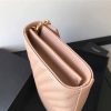 377828 YSL 进口鱼子酱皮 圣罗兰 真皮链式皮夹 藕粉