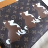 M47542 LV Monogram帆布化妆盒 26号盥洗袋 LV柴犬系列 LV洗漱包