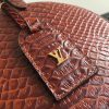 M43510 LV Petite Boite Chapeau 手袋 LV蛇皮纹女包 LV圆饼包 LV小圆包 棕色