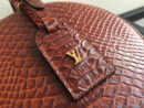 M43510 LV Petite Boite Chapeau 手袋 LV蛇皮纹女包 LV圆饼包 LV小圆包 棕色