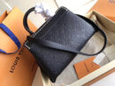 M41491 LV VOSGES 中号手袋 LV全皮系列 LV女包 黑色
