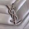 464676 YSL圣罗兰 MONOGRAM 经典信封包 前翻盖 链条包 灰色