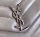 464676 YSL圣罗兰 MONOGRAM 经典信封包 前翻盖 链条包 灰色