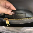 392737 YSL圣罗兰 麂皮拼羊皮 V纹 中号 链条邮差包 灰色