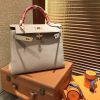 爱马仕 Kelly凯莉包 togo小牛皮 斑鸠灰 进口原料 原版蜜蜡线 金扣 28cm