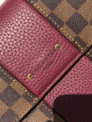 N64416 LV Bond Street 手袋 LV女包 LV拼色手袋 LV手提包 酒红色