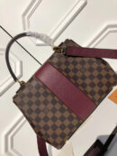 N64416 LV Bond Street 手袋 LV女包 LV拼色手袋 LV手提包 酒红色