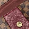 N64416 LV Bond Street 手袋 LV女包 LV拼色手袋 LV手提包 酒红色