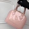 M50415 LV Alma BB 手袋 LV女包 LV贝壳包 LV漆皮压花手提包 粉色