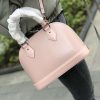 M41327 LV ALMA BB 手袋 LV女包 LV贝壳包 LV牛皮水波纹手提包 粉色