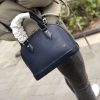 M40855 LV ALMA BB 手袋 LV女包 LV贝壳包 LV牛皮水波纹手提包 蓝色