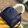 M40855 LV ALMA BB 手袋 LV女包 LV贝壳包 LV牛皮水波纹手提包 蓝色