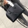 M40862 LV ALMA BB 手袋 LV女包 LV贝壳包 LV牛皮水波纹手提包 黑色