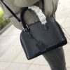 M40862 LV ALMA BB 手袋 LV女包 LV贝壳包 LV牛皮水波纹手提包 黑色
