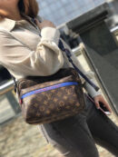 M43843 LV Messenger 小号邮差包 LV涂层帆布男包 LV男包 LV男士斜挎包