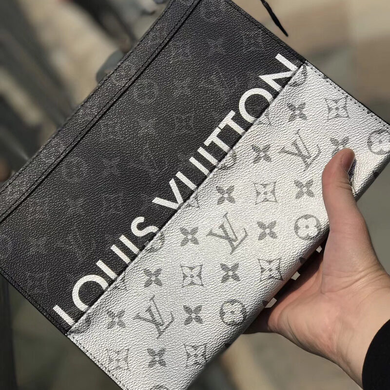 M63039 LV Pochette Voyage 中号手袋 LV男包 LV手包 LV手拿包
