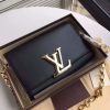 M94335 LV 路易威登 CHAIN LOUISE 手包 新款女士单肩包 黑色