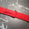 Gucci 2018新款 走秀款 原版牛皮 蝴蝶满钻扣头 大红色银扣