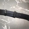 Gucci 2018新款 走秀款 原版牛皮 蝴蝶满钻扣头 黑色银扣