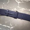 Gucci 2018新款 走秀款 原版牛皮 蝴蝶满钻扣头 蓝色银扣