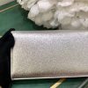 YSL圣罗兰 最新材质 钻石纹 金属皮 星扣 链条包 银色