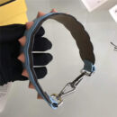 825 Fendi芬迪 拼色肩带 橙色锥形铆钉 炫彩短肩带 蓝拼啡