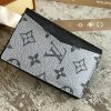 M61696 LV Split系列 REGULAR 钱夹 LV钱包 LV短夹 LV银配黑花中款钱包