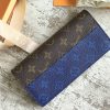 M63026 LV Split系列 BRAZZA 钱夹 LV钱包 LV西装夹 LV蓝配老花钱夹
