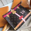 M43614 LV 26号盥洗袋 LV2018夏季旅行箱主题 LV挂锁丝印图案 LV手包