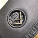 2818 FENDI芬迪 KANI手袋 双F LOGO 翻盖手袋 黑色
