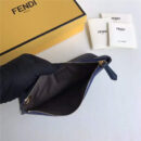 001 FENDI芬迪 F IS FEND 三套索环 小牛皮 手拿包 宝蓝色