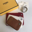 001 FENDI芬迪 F IS FEND 三套索环 小牛皮 手拿包 啡白红
