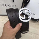 411924 GUCCI皮带 古驰腰带 官方同步 进口小牛皮 银色