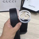 411924 GUCCI皮带 古驰腰带 官方同步 进口小牛皮 金色