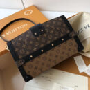 M43596 LV TRUNK CLUTCH 手袋 LV女包 LV挎包 LV盒子包 老花拼色