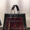 0396 FENDI芬迪 AL AS fendiRUNAWAY 手提袋 经典双F 芬迪包包 红色