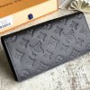M62900 LV Brazza 钱夹 Monogram压纹钱夹 LV西装夹 LV钱夹 黑色