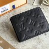 M62901 LV Multiple 钱夹 Monogram压纹钱夹 LV短夹 LV钱包 黑色