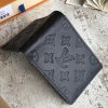 M62901 LV Multiple 钱夹 Monogram压纹钱夹 LV短夹 LV钱包 黑色