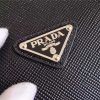 VR372 Prada普拉达 新款旅行包 十字纹牛皮 手提包 黑色