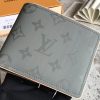 M63297 LV MULTIPLE 钱夹 LV Monogram Titanium灰色帆布钱夹 LV短款钱包