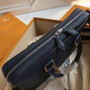M53490 LV Armand 小号公文包 LV Taurillon皮革公文包 LV男包 LV手提包 海蓝